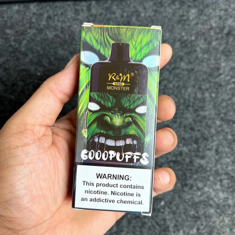 AIM R&m Monster 6k 12 Flavors 6000 Puffs Disposable Vape Device