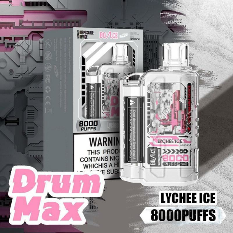 Bounce Bounce Drum Max 8000 Puffs Box