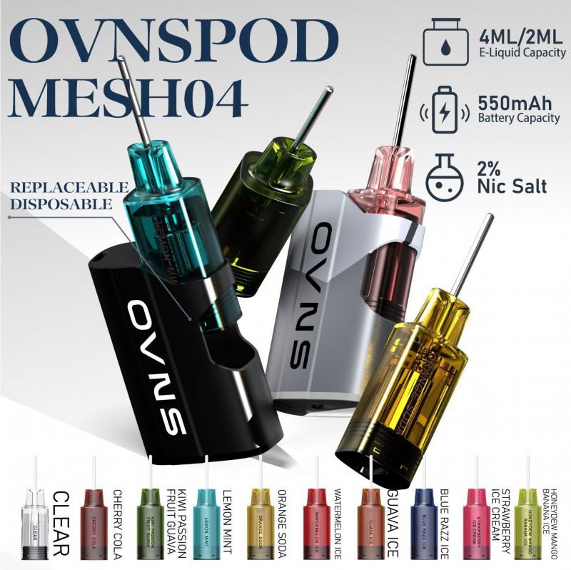 Puff Ovns Mesh02 600 Puffs Disposable E-cigarette