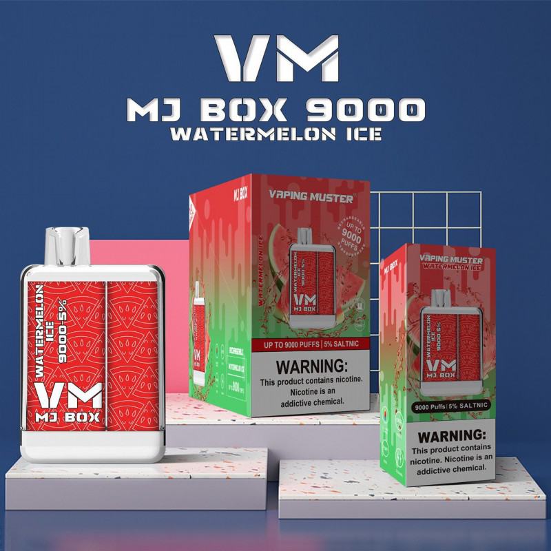 Vaping Muster Pen Vmmjbox 9000 Puffs Hits Vape Puffs