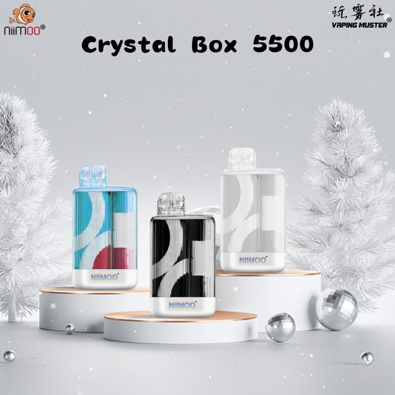 Disposable Niimoo Vapes Ndcrystal Box 5500