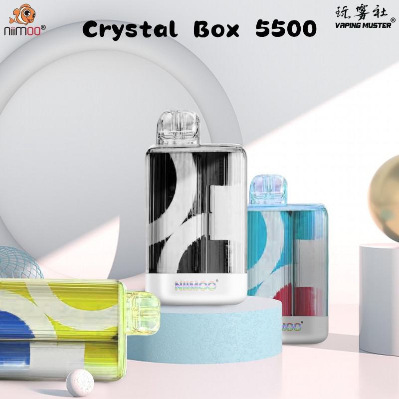 Disposable Niimoo Vapes Ndcrystal Box 5500