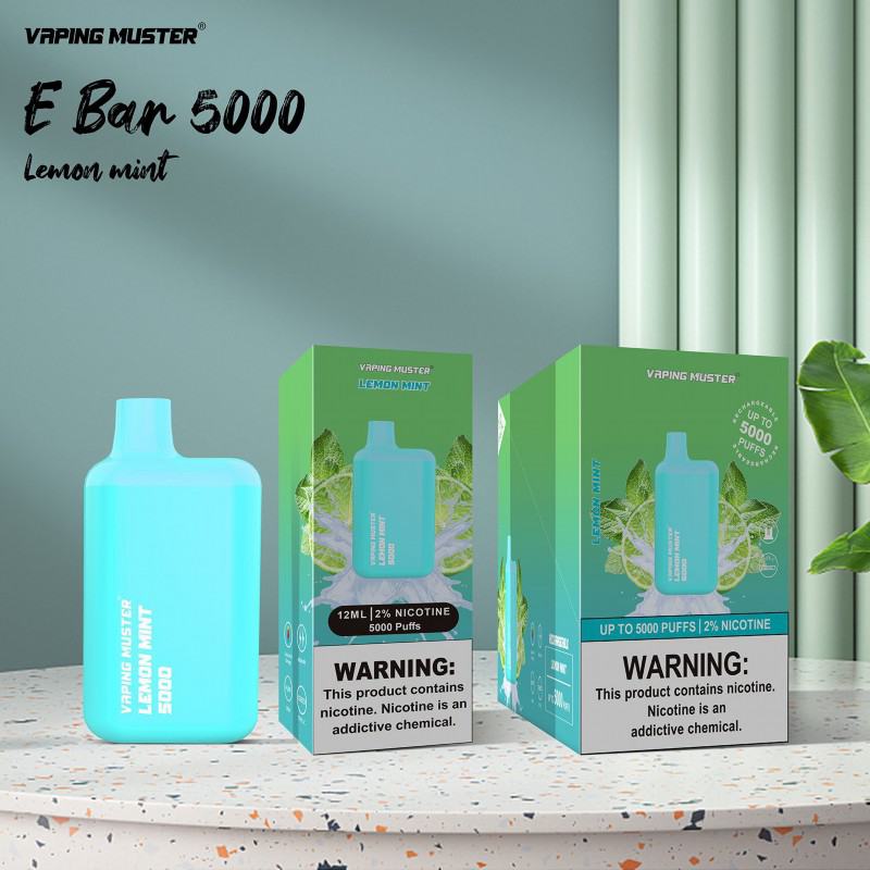 Vaping Muster Nde 5000 Puffs Disposable Smooth Hit Vape