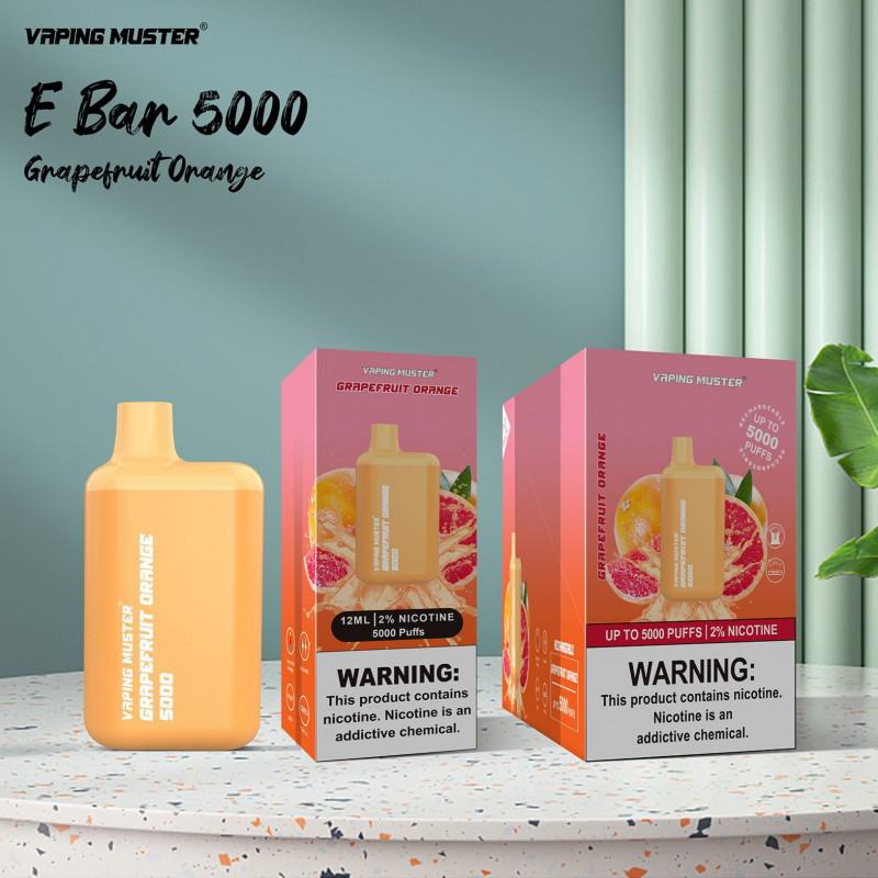 Vaping Muster Nde 5000 Puffs Disposable Smooth Hit Vape