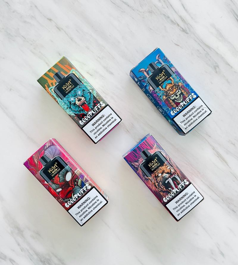 Disposable R&M SMOKE Vape Bar R&m Monster 6000