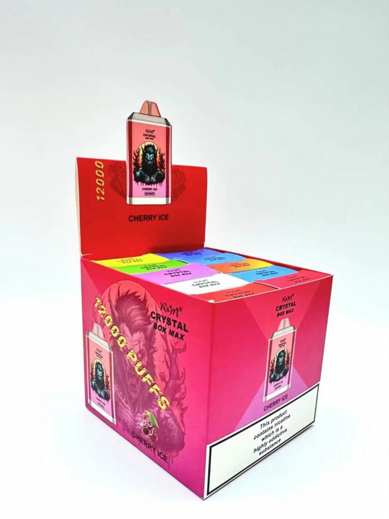 Disposable R&M E-cigarette R&m Crystal Box Max 12000 Puffs Nicotine