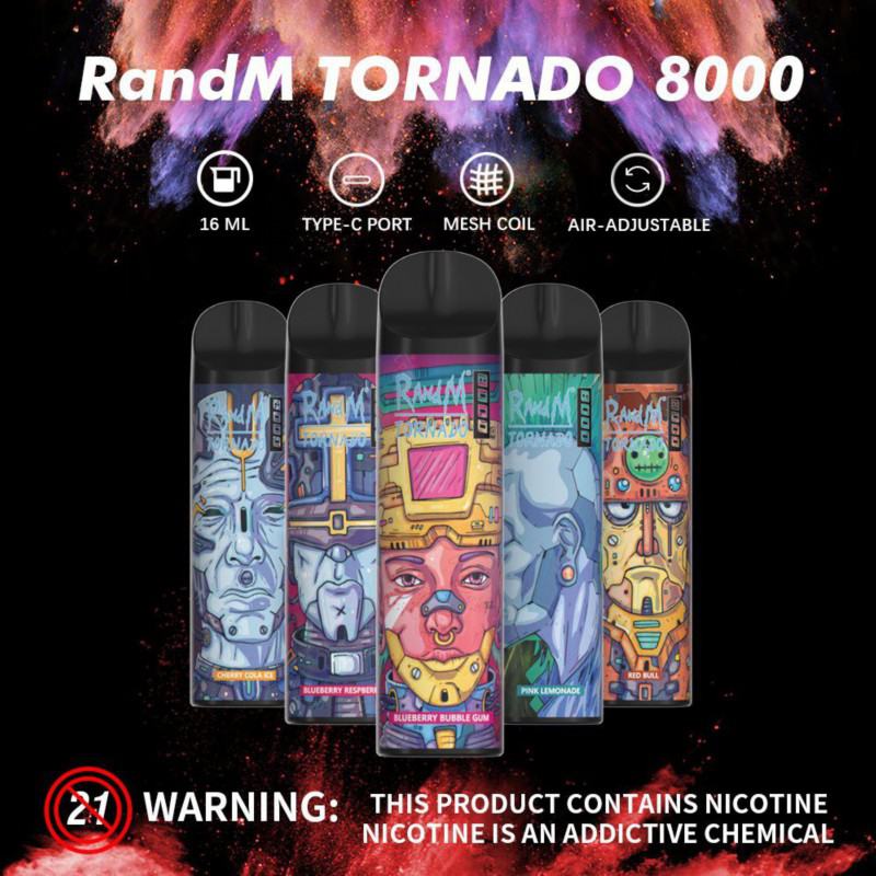 RandM Tornado 8000 Puffs Disposable Vape Device