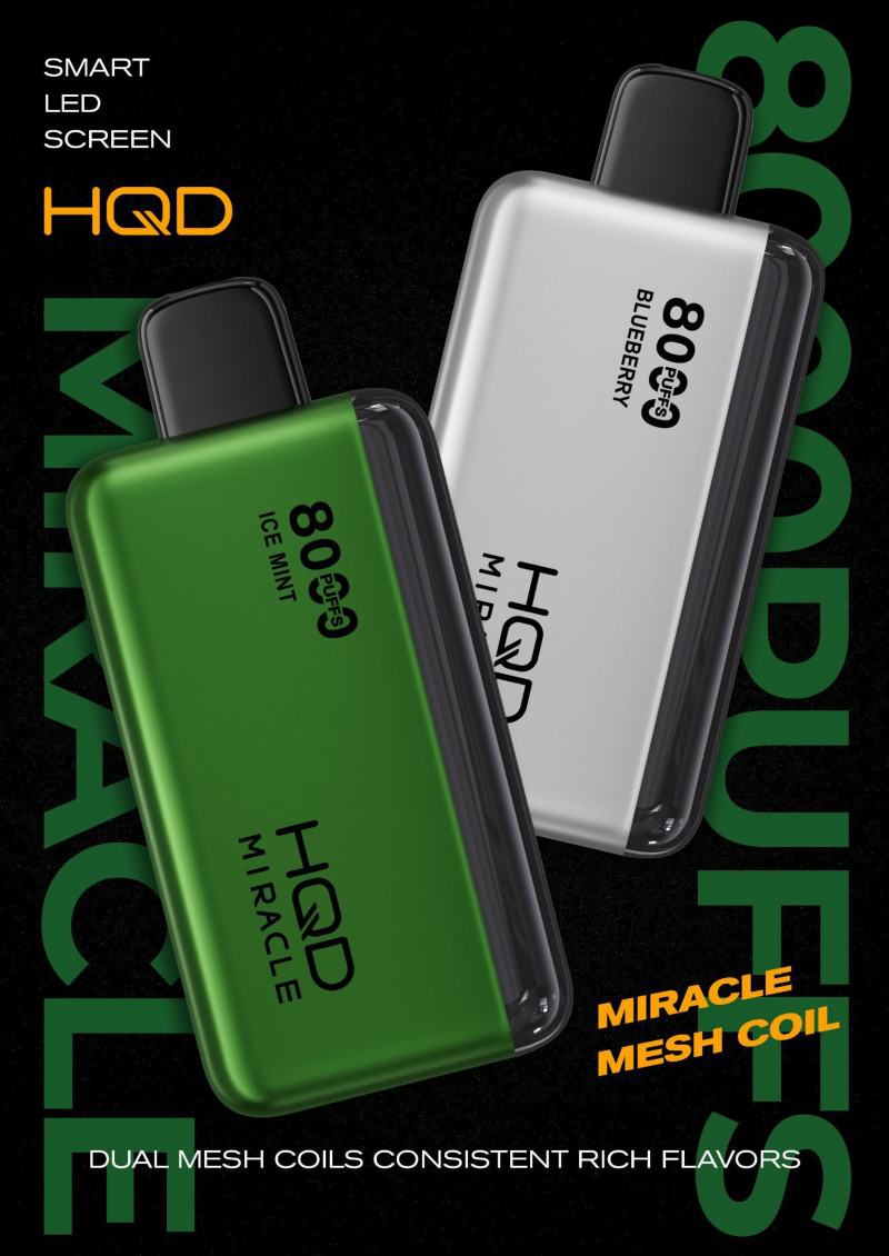 Hqd Miracle 8000 Puffs Disposables Vape
