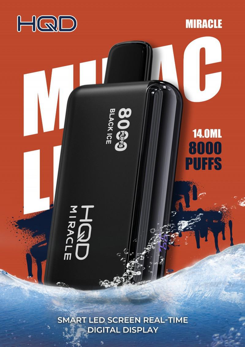 Hqd Miracle 8000 Puffs Disposables Vape