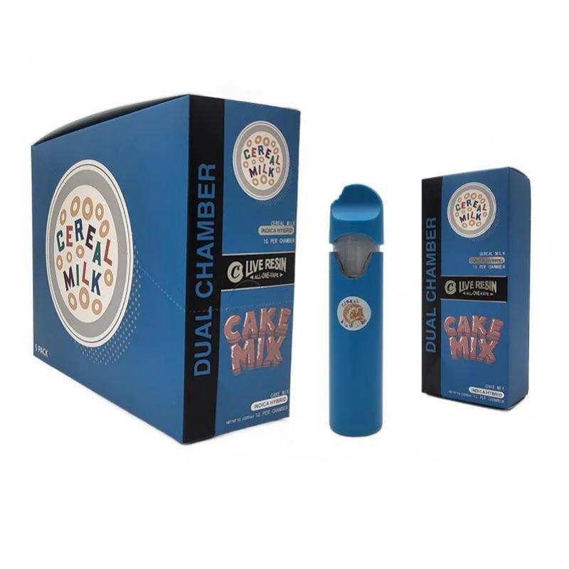 Customized Disposable Vapes Cookies Dual Chamber Pod