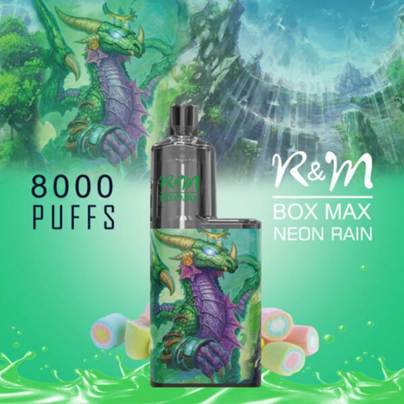 AIM R&m Box Max 8k 12 Flavors 8000 Puffs Disposable E-cigarette Nicotine