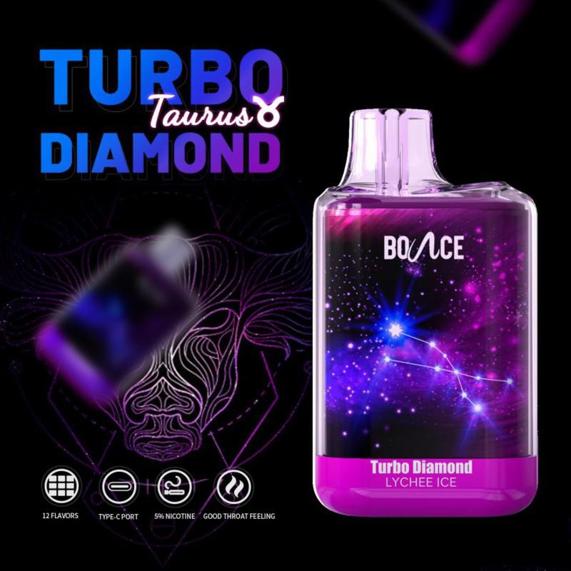 Bounce Turbo Diamond 6500 Disposable Pen