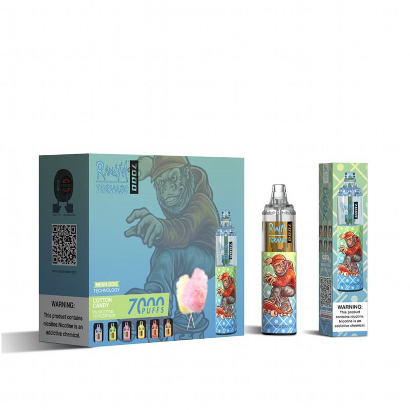 R & M Randm Tornado 7000 Puffs Vape Bars