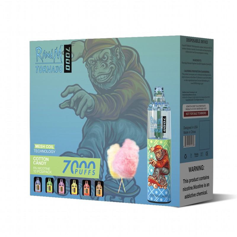 R & M Randm Tornado 7000 Puffs Vape Bars