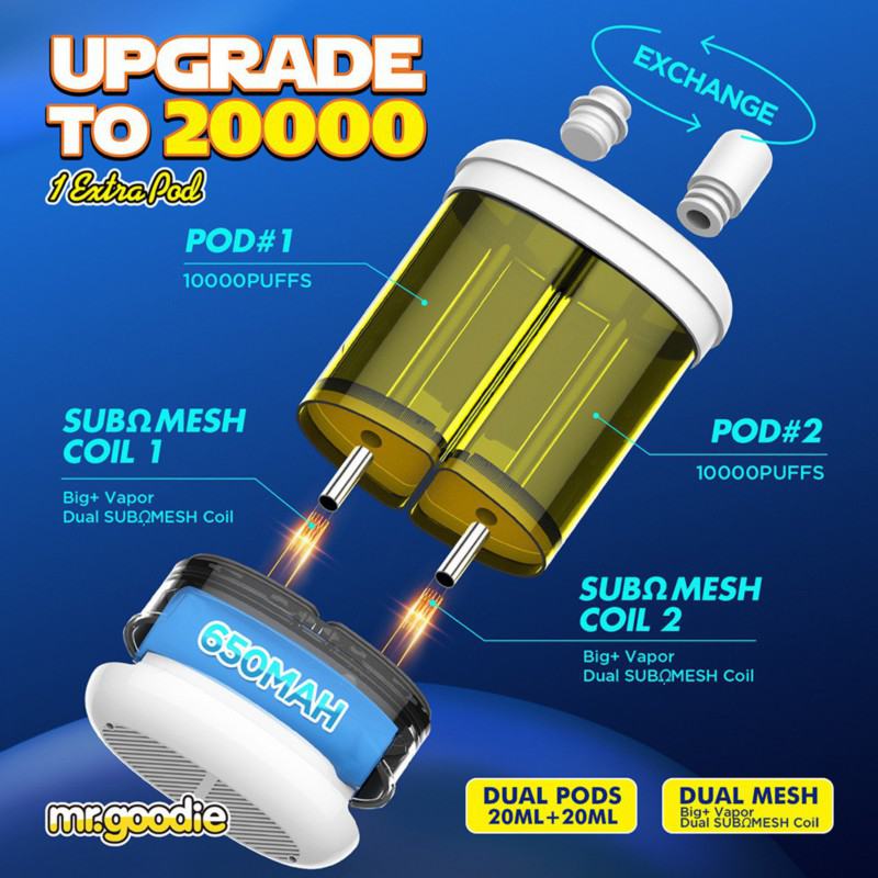  Vm008 20000 Disposable Vape Pod