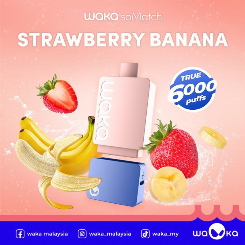 Disposable zbood Waka Somatch Ma6000 Vape Pens