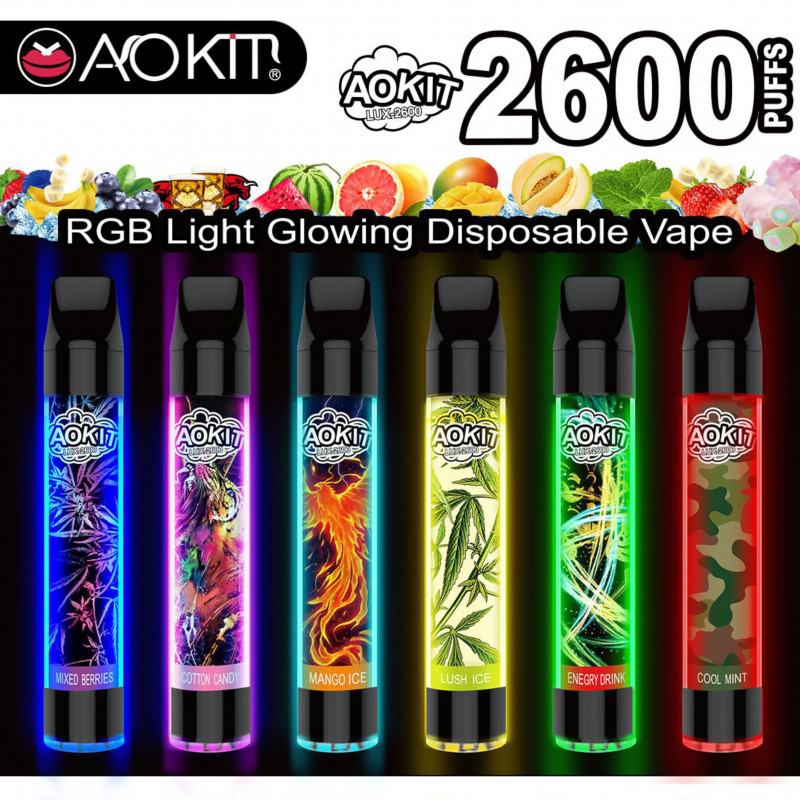 Disposable Aokit Vape Pen Aokit Lux 2600 Puffs