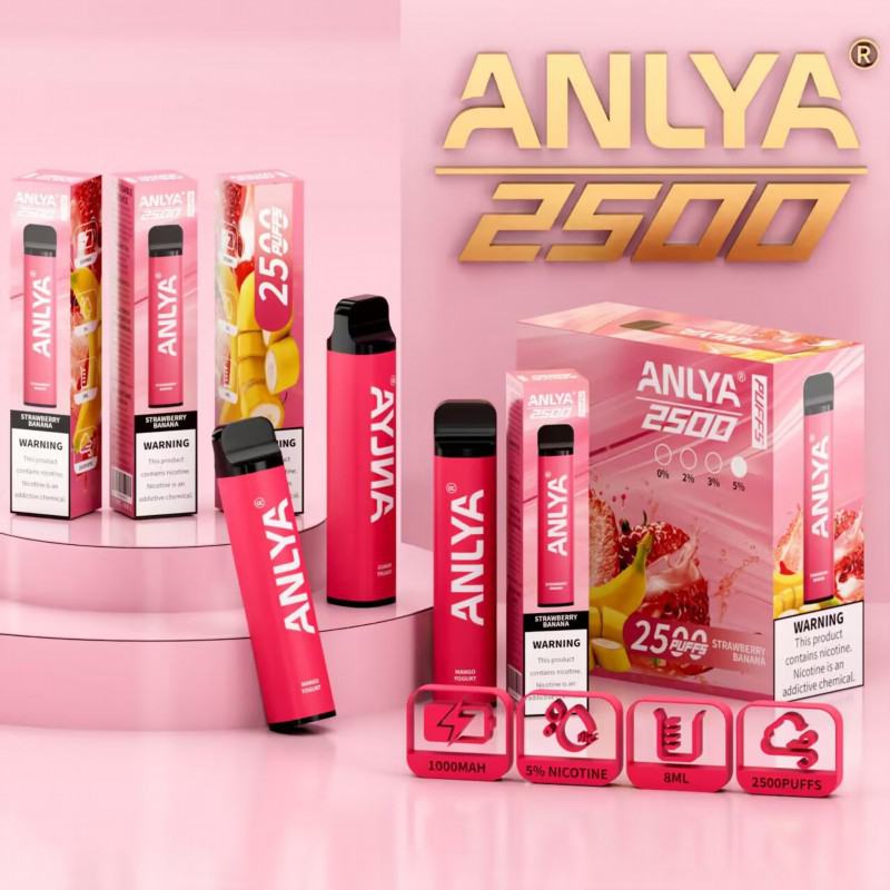 Anlya 2500 vape big puff pens plus