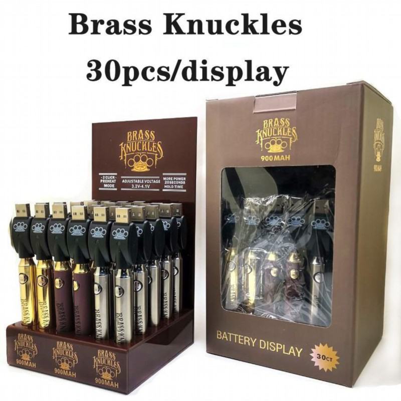 Blizzard Brass Knuckles 900mah Battery Vape Big Puff Pens Plus