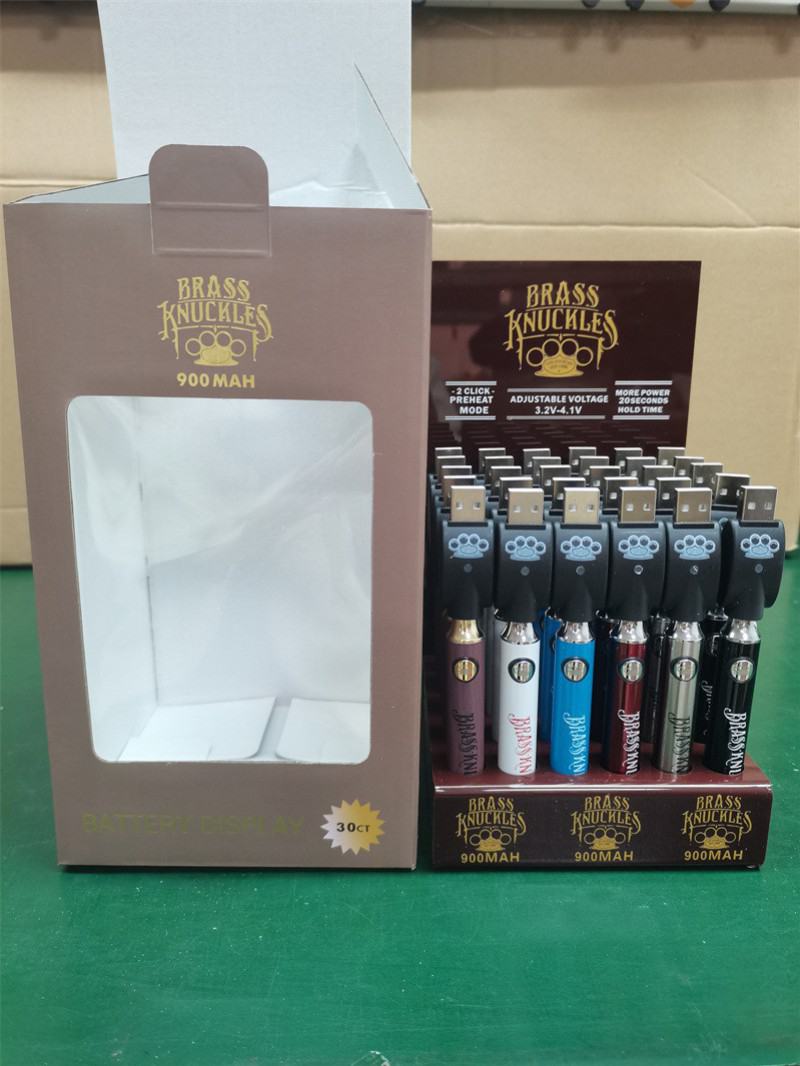 Blizzard Brass Knuckles 900mah Battery Vape Big Puff Pens Plus
