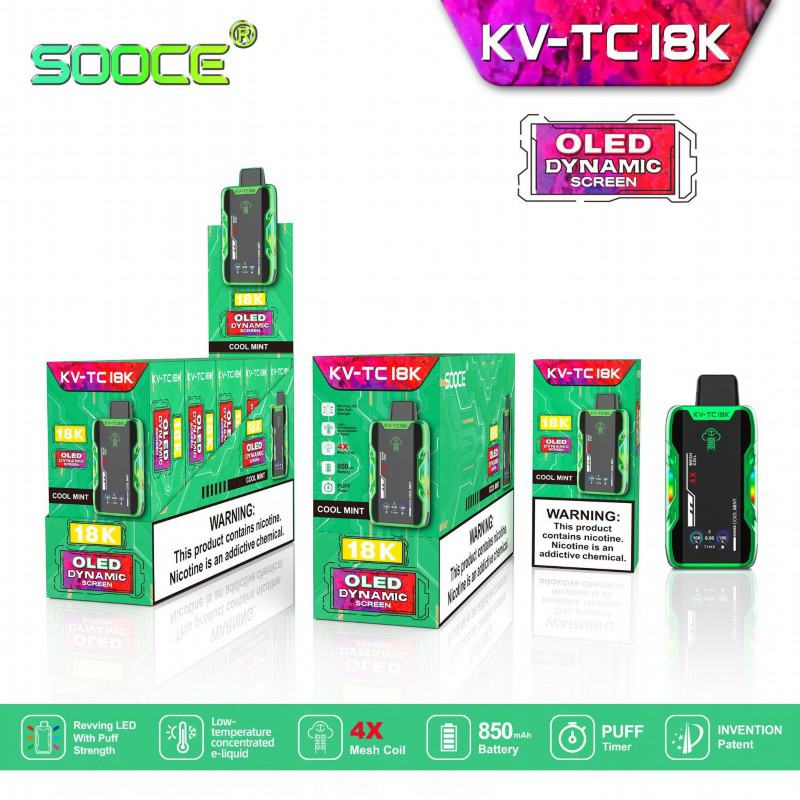 SOOCE Pen Kang Sooce Kv-tc18k Disposable Vape