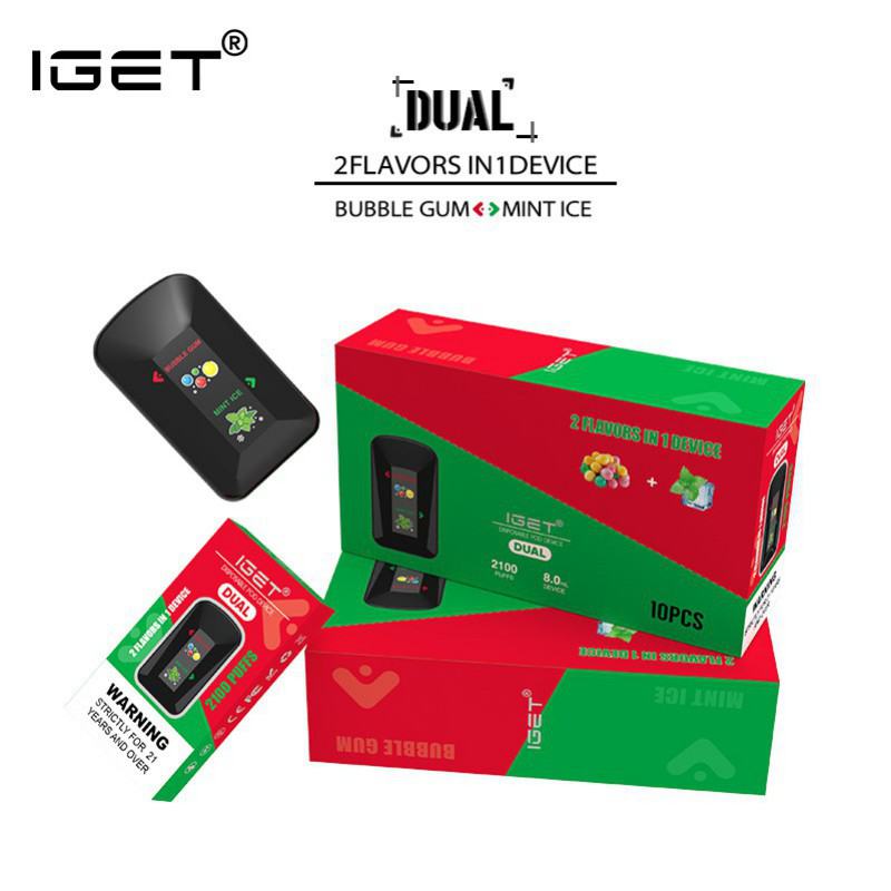 Disposable Iget Dual 2100 Puffs