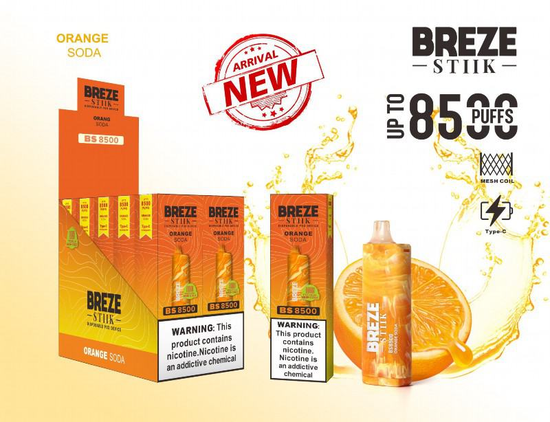 Vape Disposable Breze Bs523 8500 Puffs
