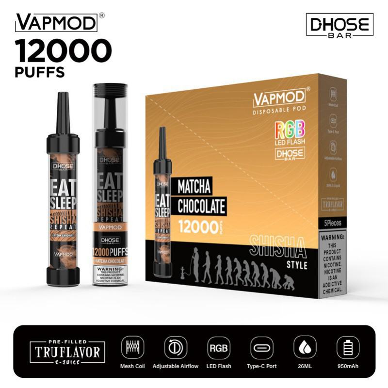 Vapmod Qd71 12000 Puffs Vape Disposables