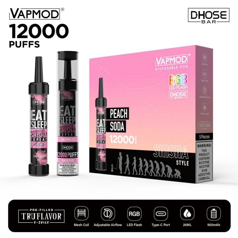 Vapmod Qd71 12000 Puffs Vape Disposables