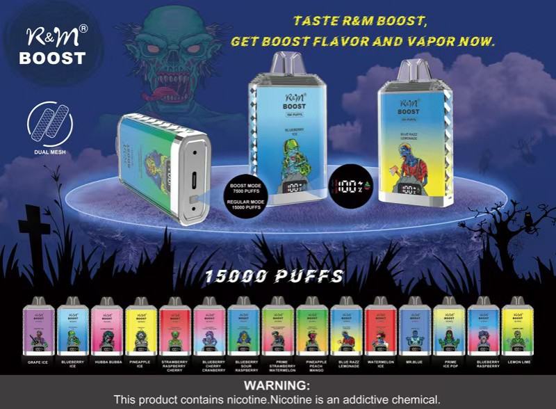 Disposable zbood R&m Crystal 15000 12000 Puffs