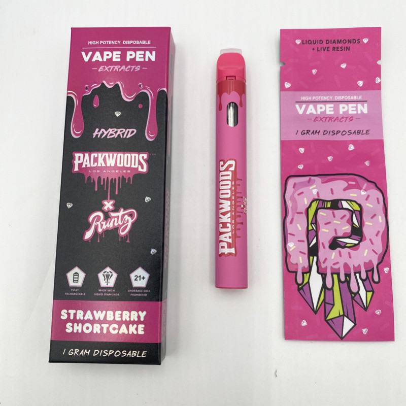 Packwoods X Runtz Pr16 Disposable E-cigarette Nicotine