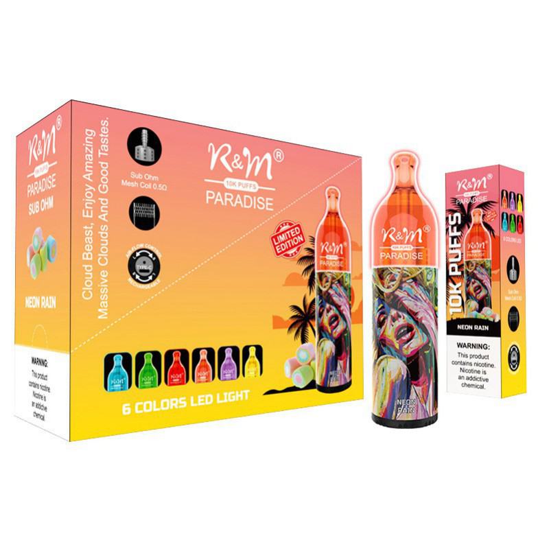 R&M R&m Paradise 10k 10000 Puffs Vape Big Puff Pens Plus