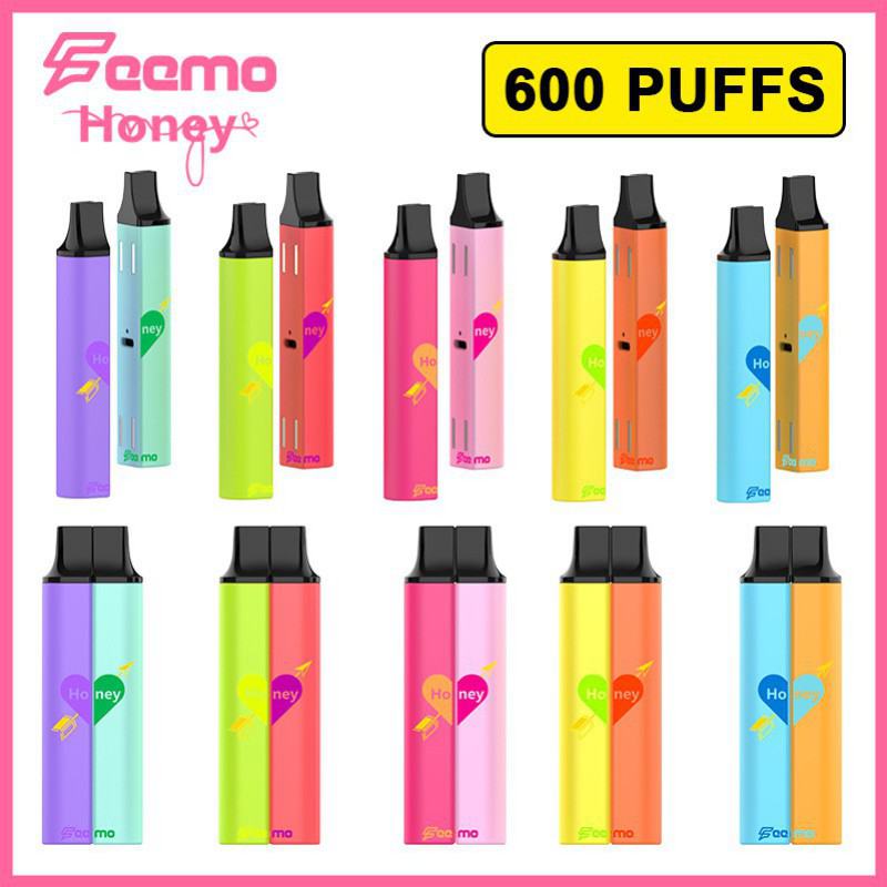 Blizzard Feemo Honey Rechargeable 600 Puffs Hits Vape