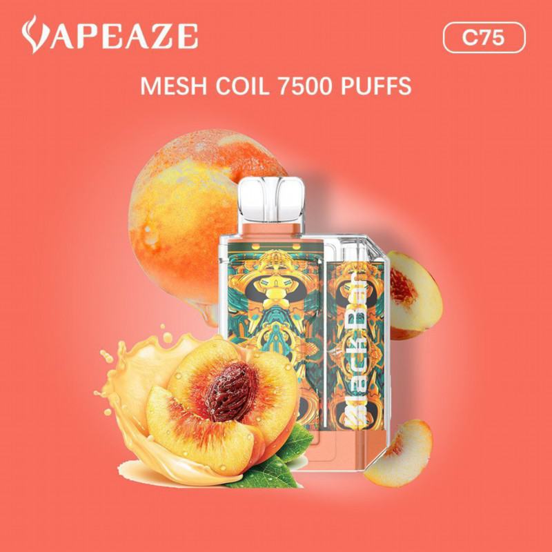 AZE & Custom Logo Clear 7500 Puffs Pen Vape