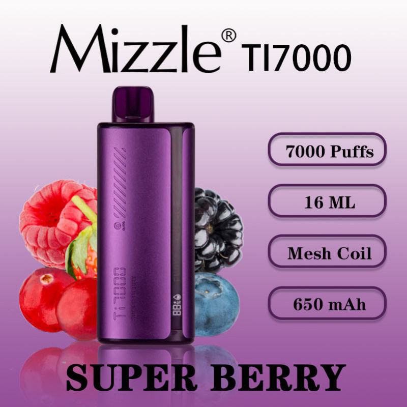 None Puff Mz06 7000 Puffs Disposable E-cigarette