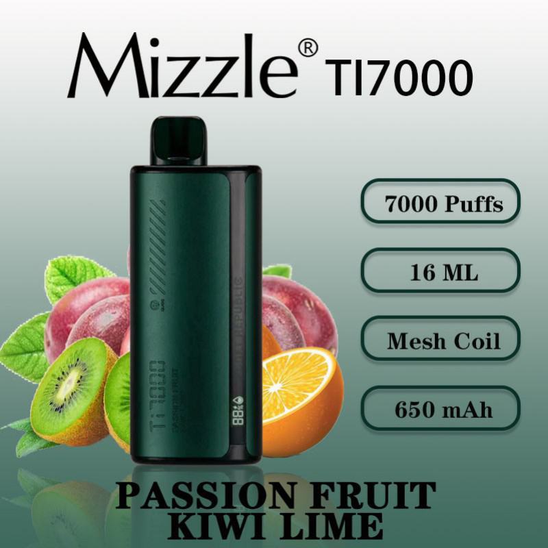 None Puff Mz06 7000 Puffs Disposable E-cigarette