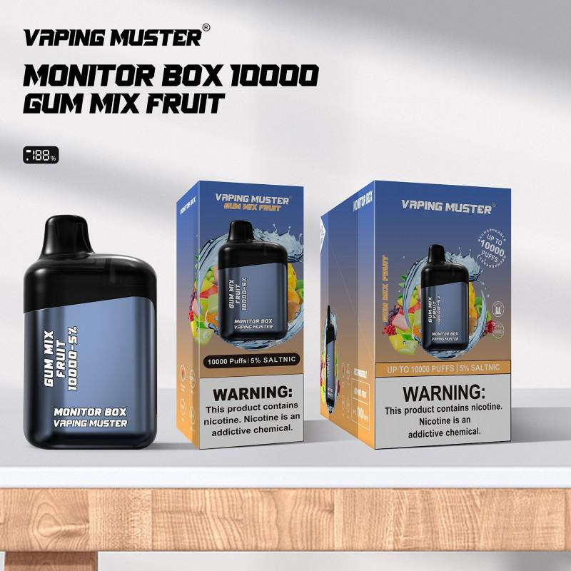 VapingMuster Vmmonitor Box10000 15000 Puffs Disposables Vape