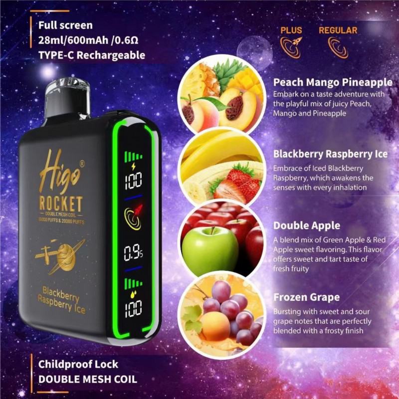 Disposable Maskking Vape Higo 10000/20000 Pen