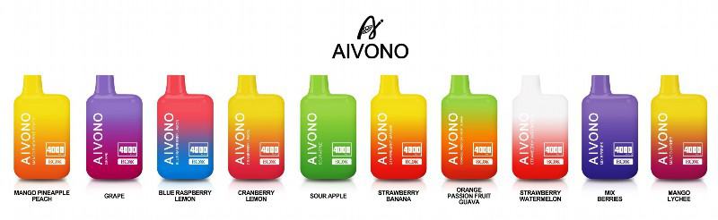 AIVONO Pens Aim Boxx 4000 Puffs
