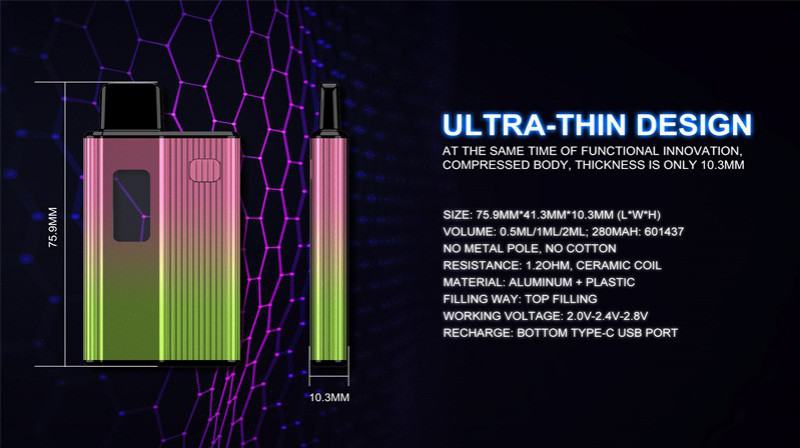 Disposable no E-cigarette Bv21 0.5/1/2ml Nicotine