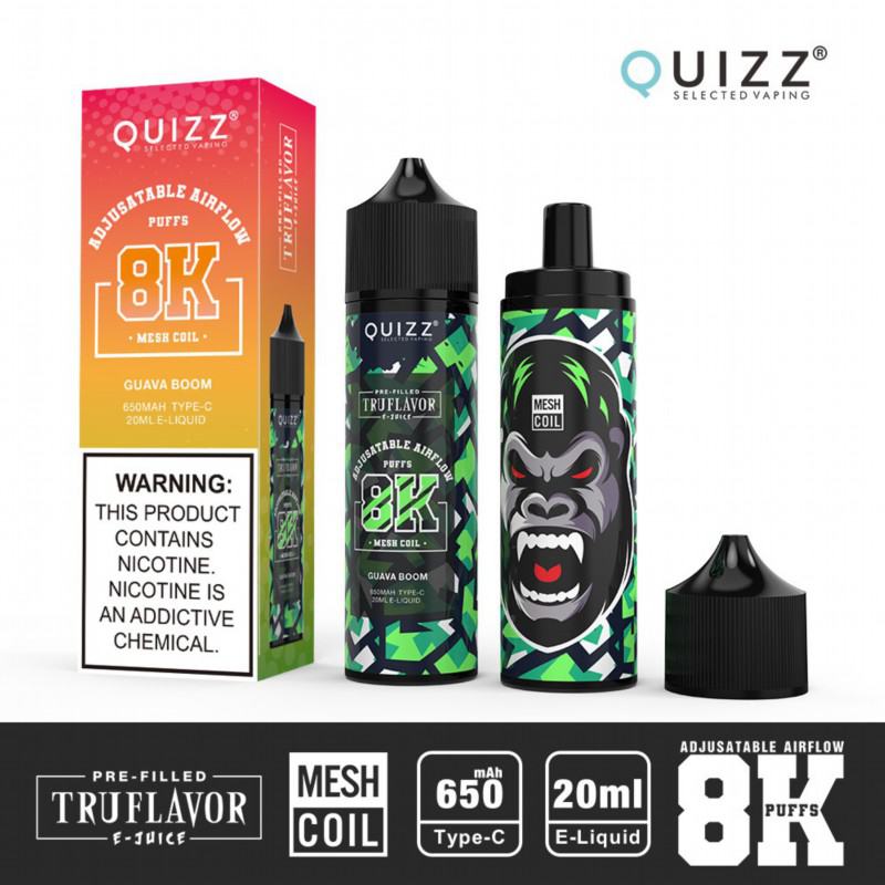 Disposable QUIZZ Qd62-v2- 8000 Puffs