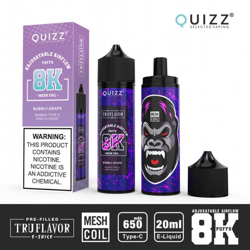 Disposable QUIZZ Qd62-v2- 8000 Puffs