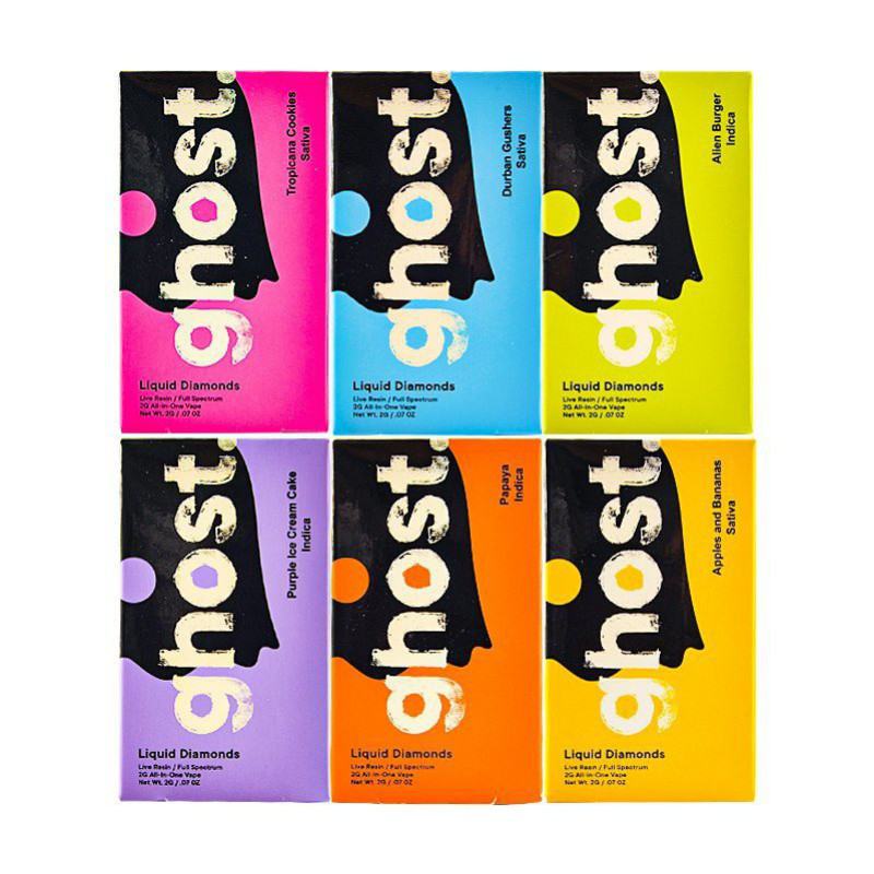  Pen Usa 2g Ghost Hits Vape Puffs