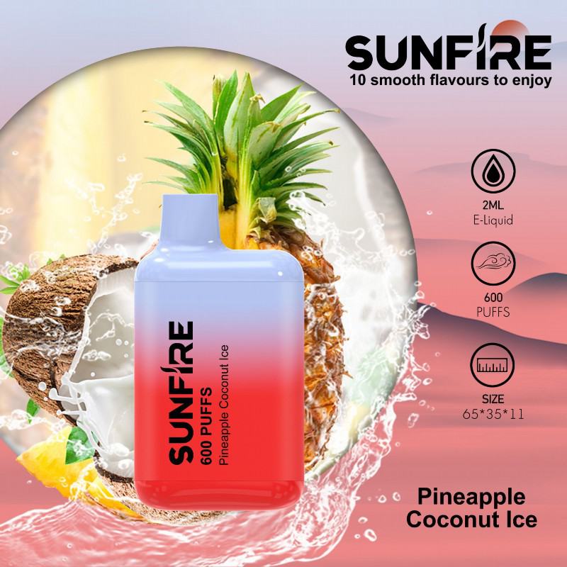 SUNFIRE Bm600 Disposable Vape Bars