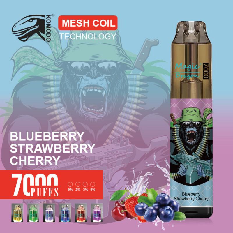Disposable Vape Bar Customized Komodo Magic Dragon 7000 Puffs