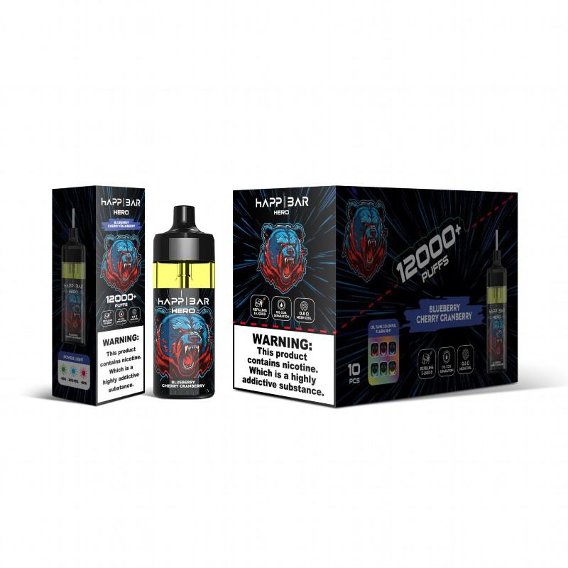 Disposable BANANATIMES/ Custom Vape Pen Happ Hero - Disposable Ecig 12000 Puffs