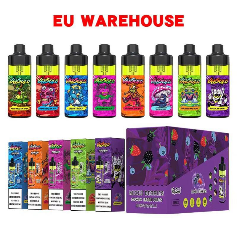 Disposable Vape Pens Vapsolo Tornado 12000