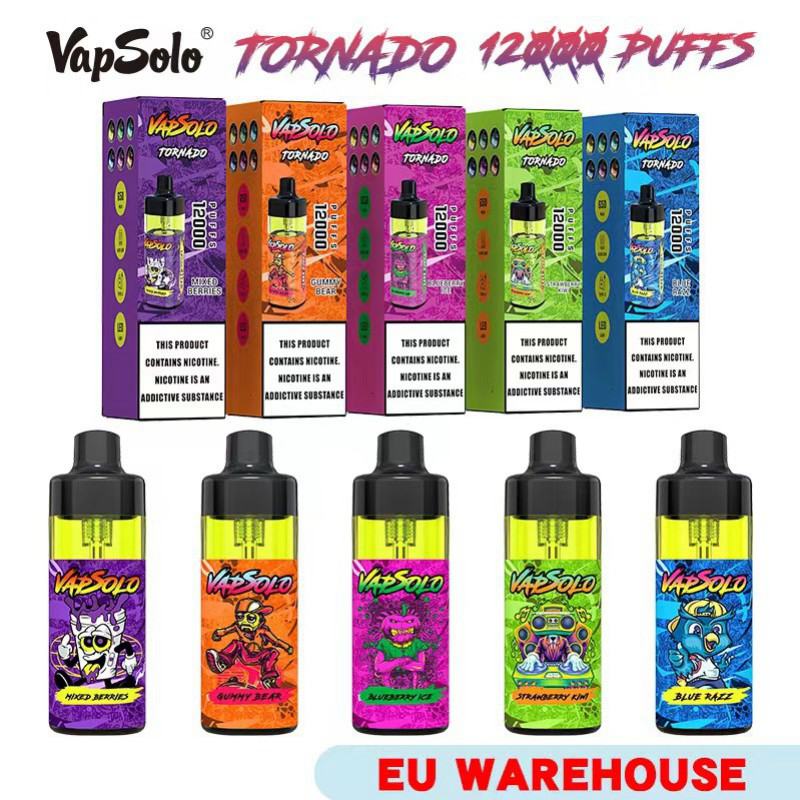 Disposable Vape Pens Vapsolo Tornado 12000