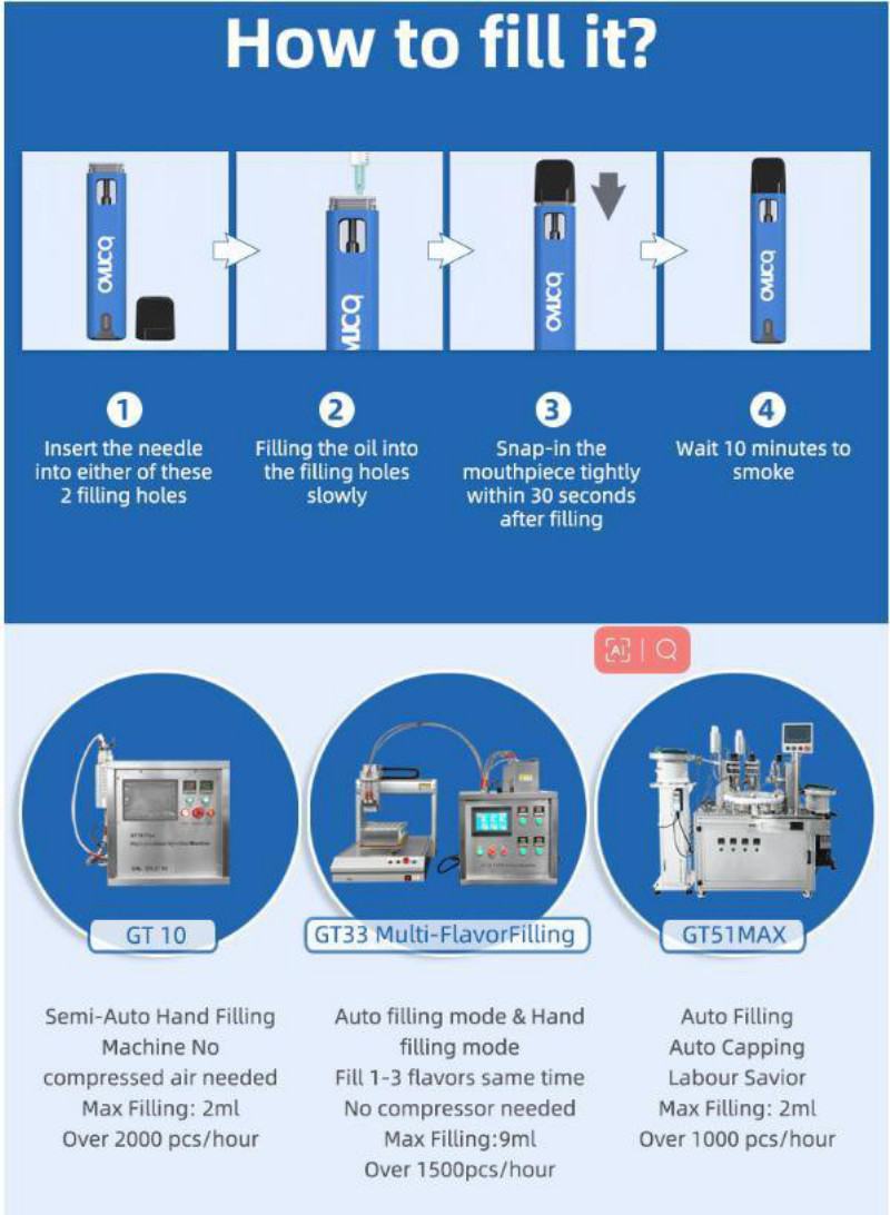  Ydf-24 Vape Rechargeable