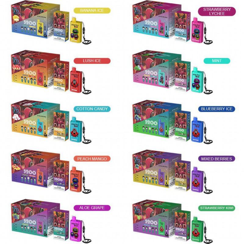 Big Puff Pen Plus RandM Squid Box 5200 Puffs Vape